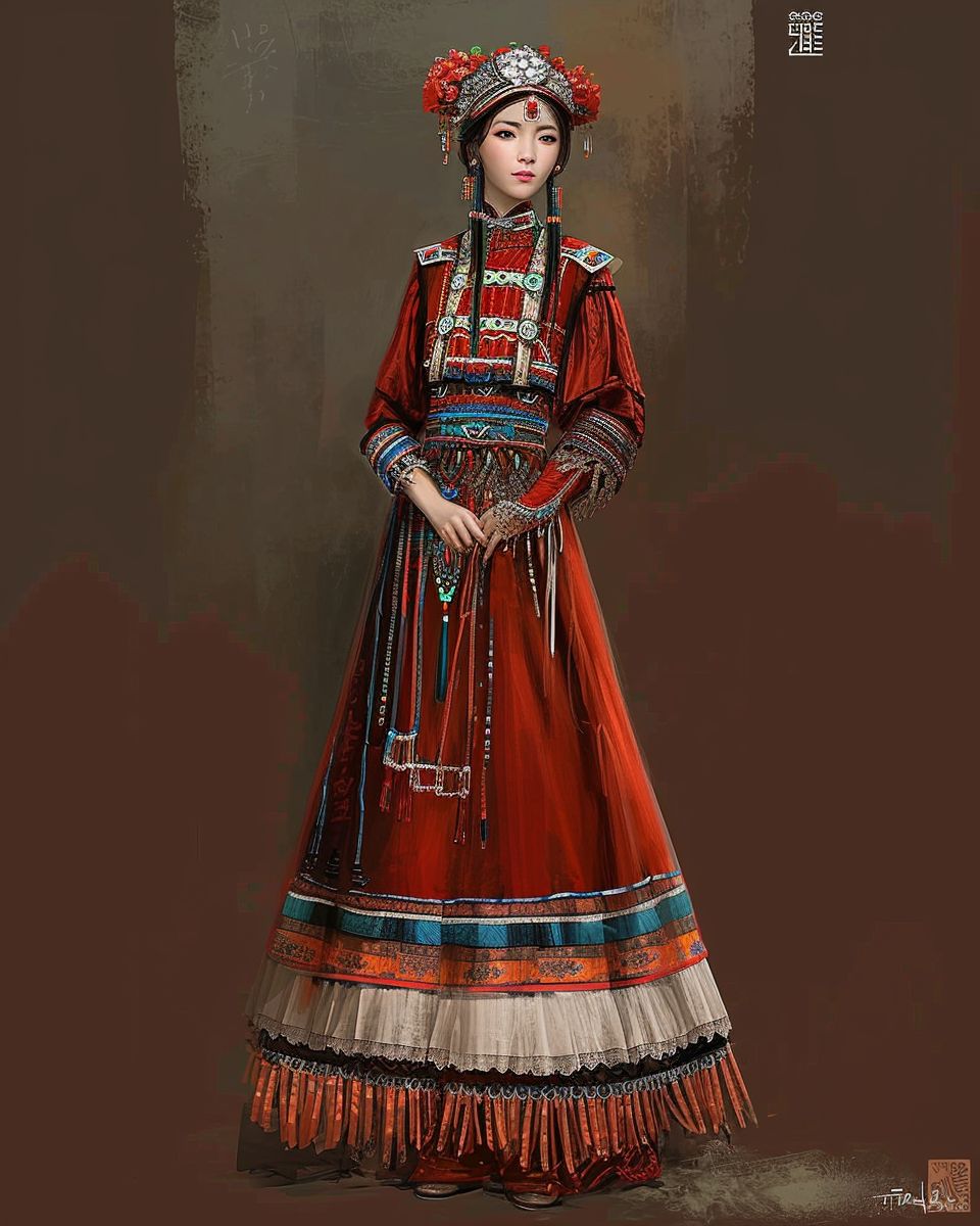 少数民族婚礼服设计作品展示系列