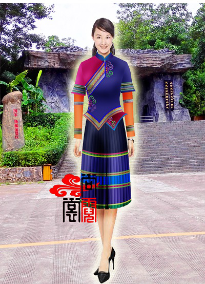 师宗旅游开发公司定制工作人员民族工作服装