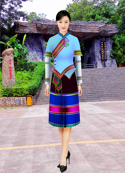师宗旅游开发公司定制工作人员民族工作服装